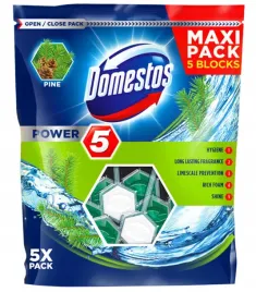 domestos-kostka-do-wc-toalet-power-5-4x55g-pine