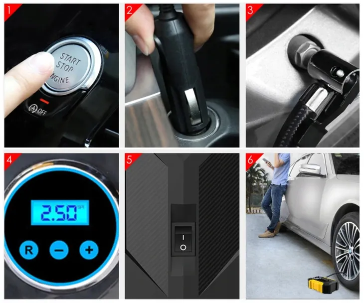 kompresor-samochodowy-12v-pompka-samochodowa-lcd-stan-nowy