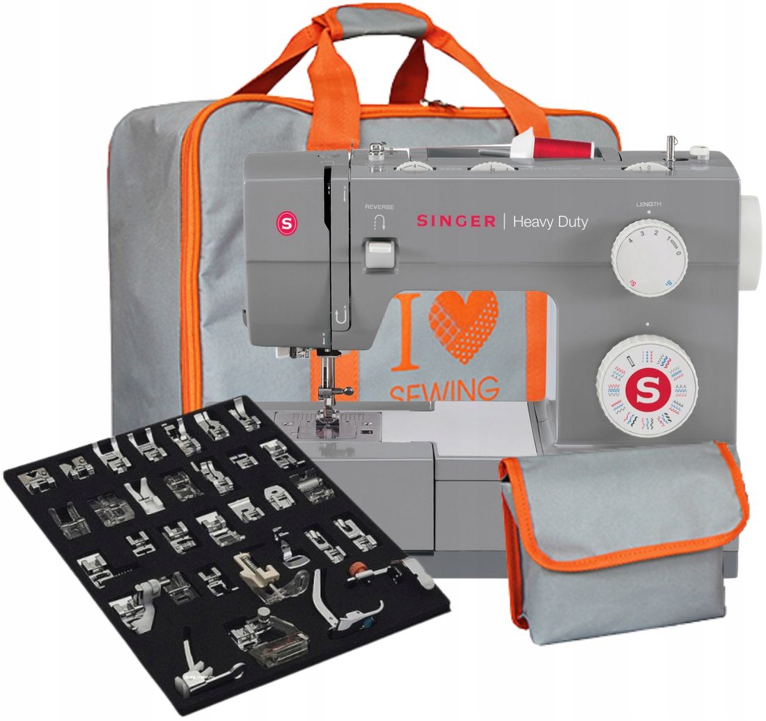 Maszyna do szycia SINGER 4432 + TORBA + 32 STOPKI ERLI.pl