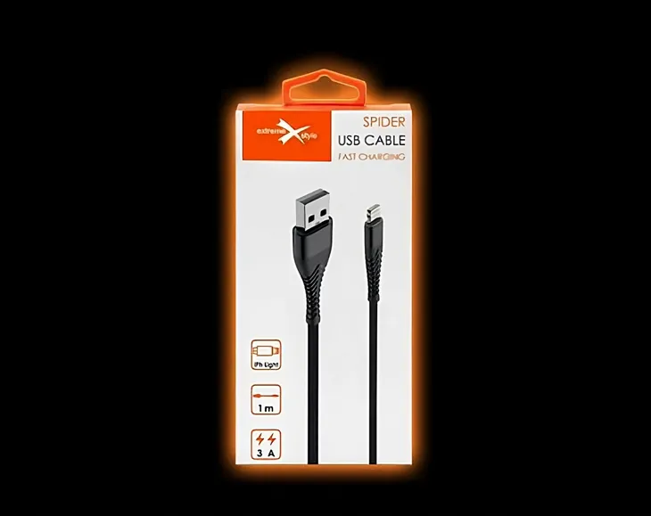 kabel-pleciony-usb-lighting-2m-3a-iphone-extreme-stan-nowy