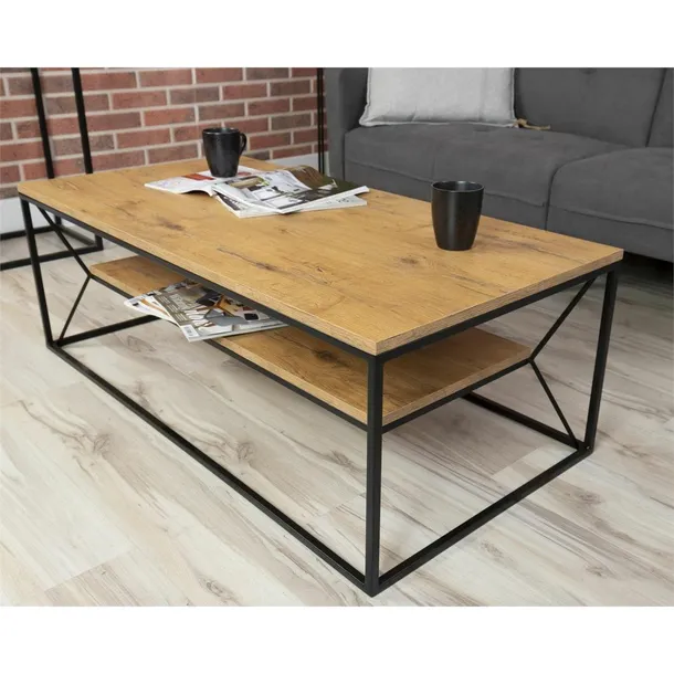 stolik-kawowy-z-polka-120x60cm-basicloft-stan-nowy