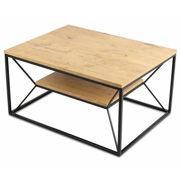 stolik-kawowy-z-polka-80x60-cm-basicloft-stan-nowy