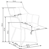 krzeslo-k377-popielate-stan-nowy