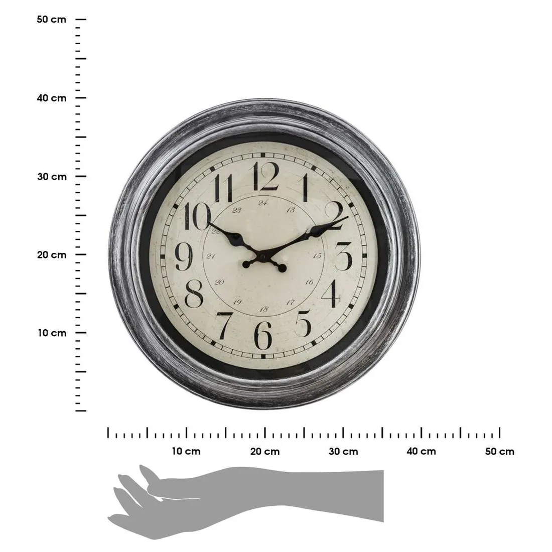 zegar-scienny-nelson-silver-40-cm