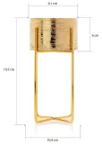 doniczka-florri-gold-20-cm-stan-nowy
