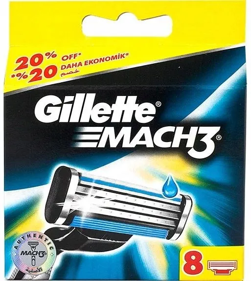 gillette-wklady-mach-3-8szt-rodzaj-oryginal