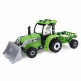 ciagnik-z-ladowarka-meccano-stem-110-czesci-stan-nowy