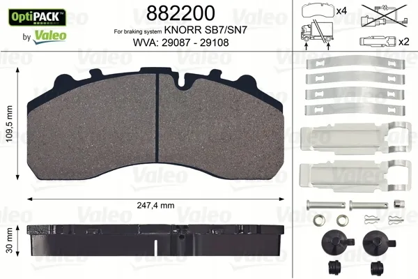valeo-klocki-ham-882200-stan-nowy