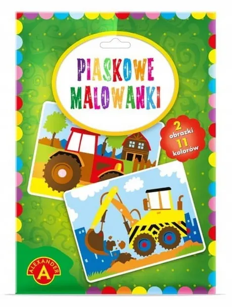 piaskowe-malowanki-koparka-traktor-alexander