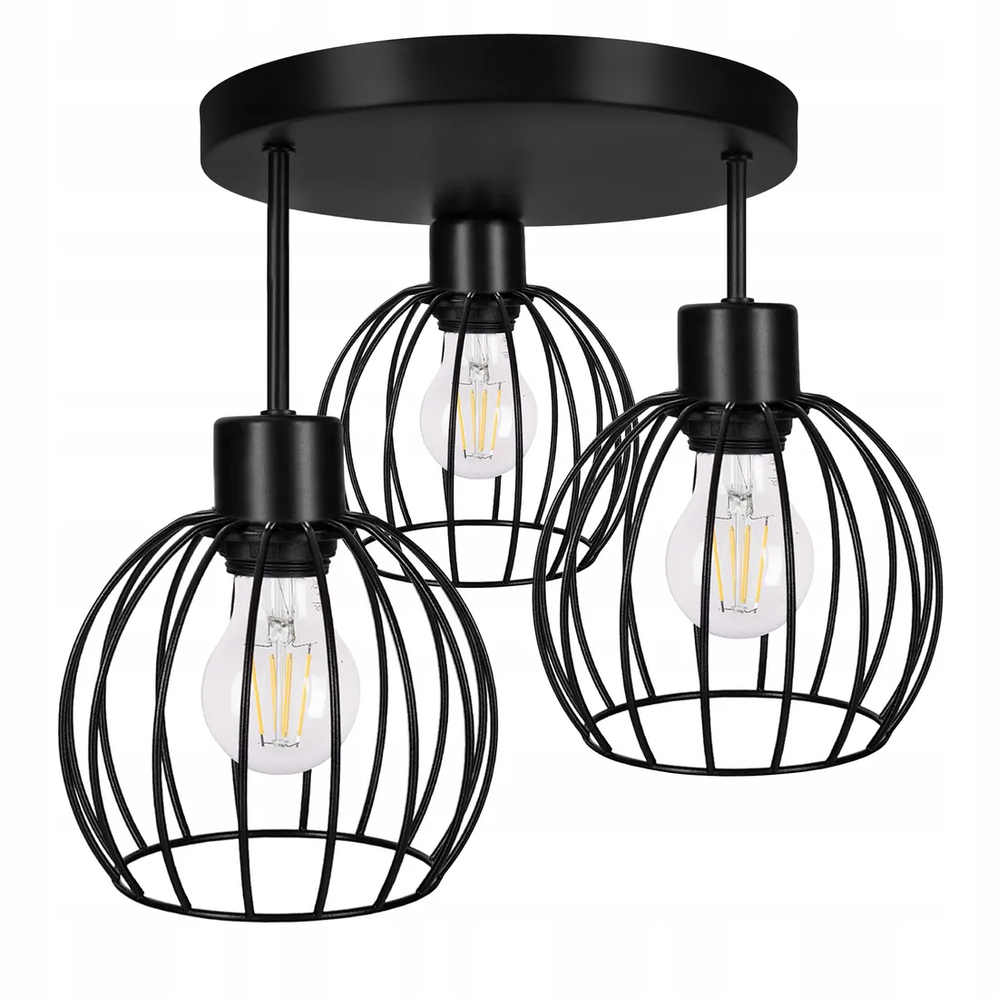 klosz-do-lampy-zyrandola-loft-kula-druciana-e27-metal-czarny-18x13-cm-stan-nowy