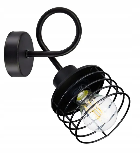 lampa-kinkiet-e27-scienny-staly-loft-drut-sprezyna