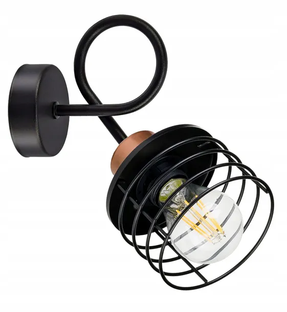 lampa-kinkiet-e27-scienny-staly-loft-drut-sprezyna