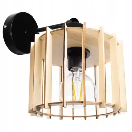 lampa-kinkiet-e27-scienny-staly-walec-drewno