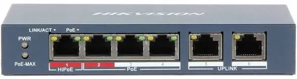 switch-poe-6-portow-hikvision-stan-nowy