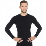 brubeck-bluza-meska-active-wool-czarna-m-stan-nowy