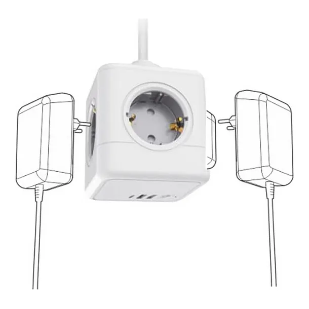 kostka-z-gniazdkami-silver-electronics-9522-e-block-stan-nowy