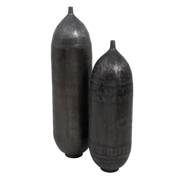 wazon-czarny-aluminium-stan-nowy