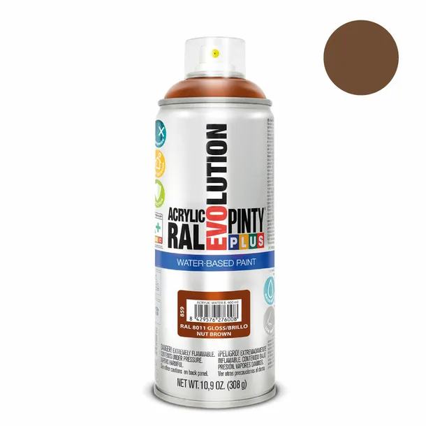 farba-w-sprayu-pintyplus-evolution-ral-8011-nut-brown-300-ml-stan-nowy
