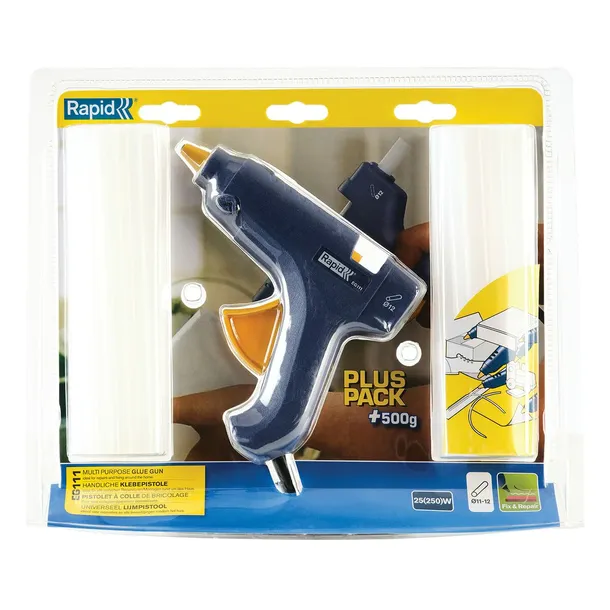 pistolet-do-klejenia-rapid-plus-pack-eg111-stan-nowy