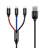 kabel-usb-baseus-3w1-usb-c-lightning-micro-35a-03m-czarny