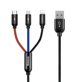 kabel-usb-baseus-3w1-usb-c-lightning-micro-35a-03m-czarny