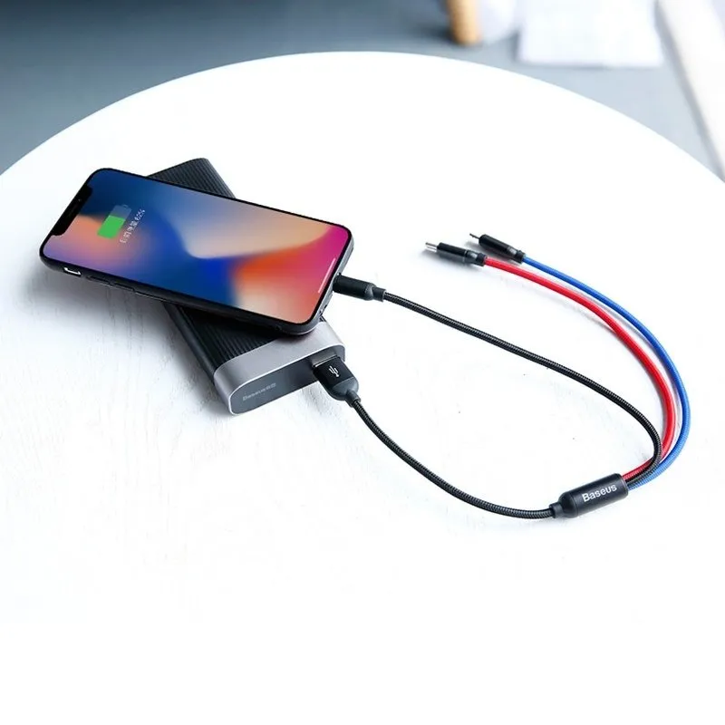 kabel-usb-baseus-3w1-usb-c-lightning-micro-35a-03m-czarny