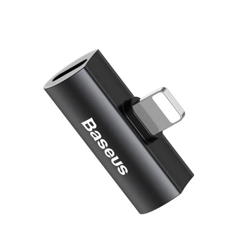 adapter-audio-baseus-l46-lightning-do-2x-lightning-czarny