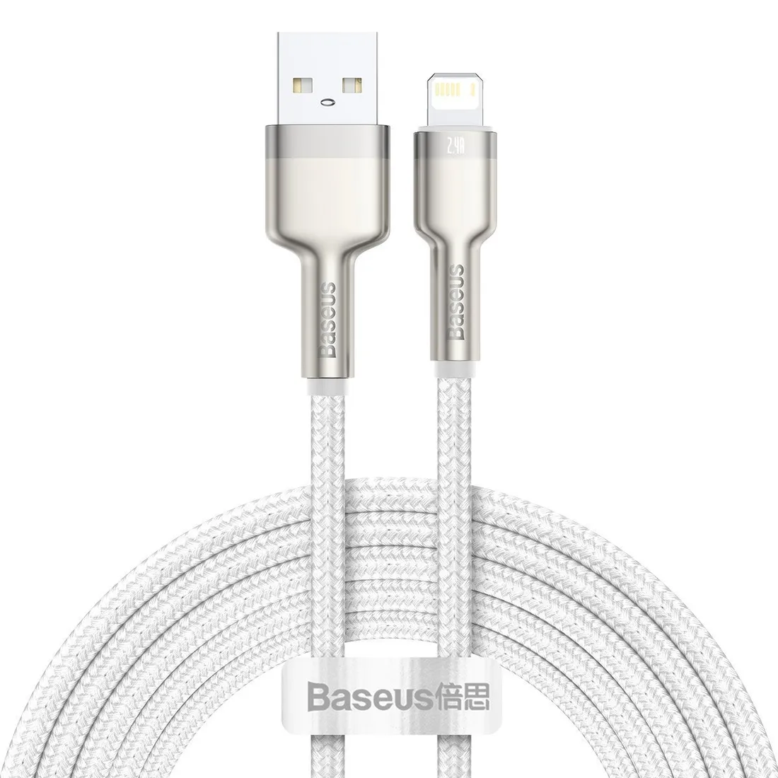 kabel-usb-do-lightning-baseus-cafule-2-4a-2m-bialy-stan-nowy
