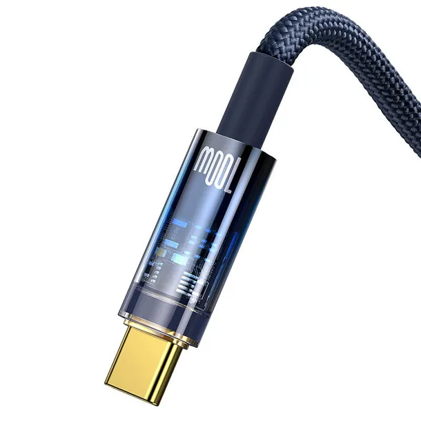 kabel-usb-do-usb-c-baseus-explorer-100w-1m-niebieski-stan-nowy