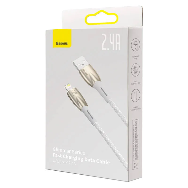 kabel-usb-do-lightning-baseus-glimmer-2-4a-2m-bialy