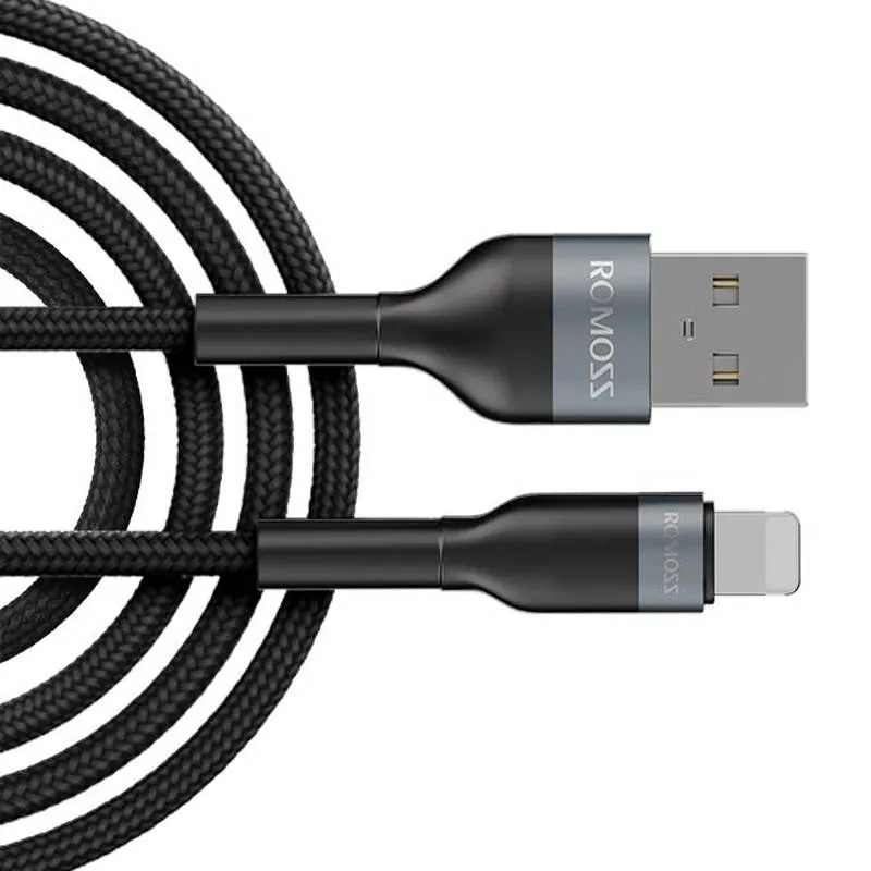 kabel-usb-do-lightning-romoss-cb12b-2-4a-1m-czarny