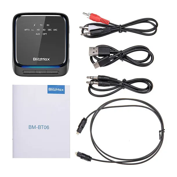 transmiter-odbiornik-bluetooth-5-2-blitzmax-bt06-aptx-stan-nowy