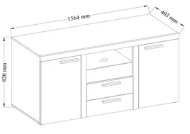 komoda-rumba-2d2sz-dab-lefkas