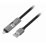 kabel-adapter-1life-pa2in1flat-usb-1-m-stan-nowy