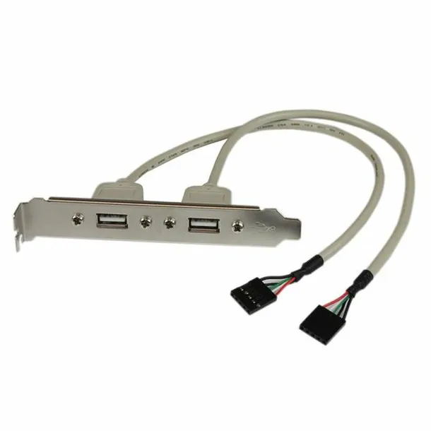 kabel-usb-startech-usbplate-idc-usb-a-srebro-stan-nowy