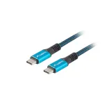 kabel-usb-c-lanberg-niebieski-50-cm