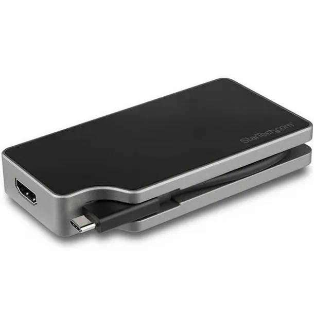 dock-startech-cdpvdhmdpdp-czarny-stan-nowy