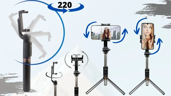 kijek-do-selfiestick-tripod-statyw-pilot-85cm-uchwyt-do-telefonu-zasieg-10m-kolor-czarny