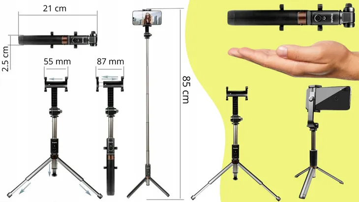 kijek-do-selfiestick-tripod-statyw-pilot-85cm-uchwyt-do-telefonu-zasieg-10m-rodzaj-reczny