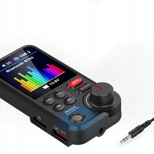 transmiter-samochodowy-bluetooth-fm-ladowarka-23w-funkcje-ladowarka-usb-zestaw-glosnomowiacy