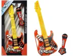 gitara-elektryczna-mikrofon-struny-czerwona