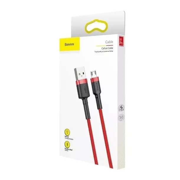 kabel-usb-do-micro-usb-baseus-cafule-2-4a-1m-stan-nowy