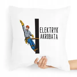 poduszka-prezent-dla-elektryka-akrobata