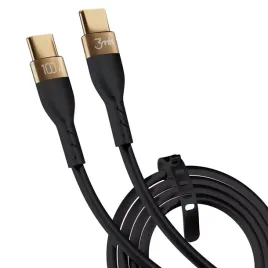 accessories-3mk-hyper-silicone-cable-c-to-c-2m-100w-black