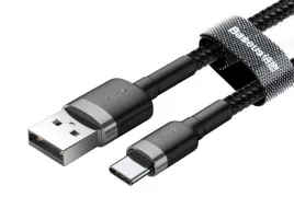 baseus-kabel-cafule-usb-c-3a-50cm-grey-black
