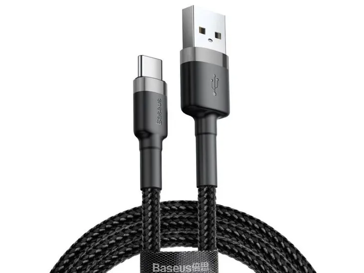 baseus-kabel-cafule-usb-c-3a-50cm-grey-black-stan-nowy