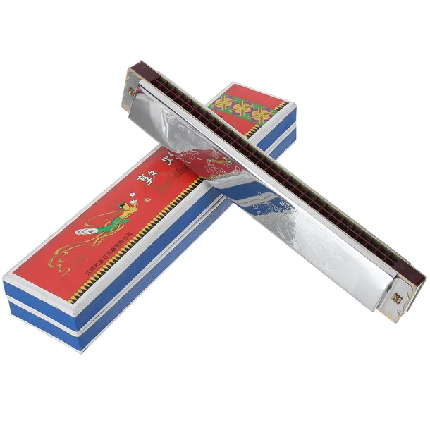 28-otworow-c-key-octave-harmonica-harmonijka-szero-stan-nowy