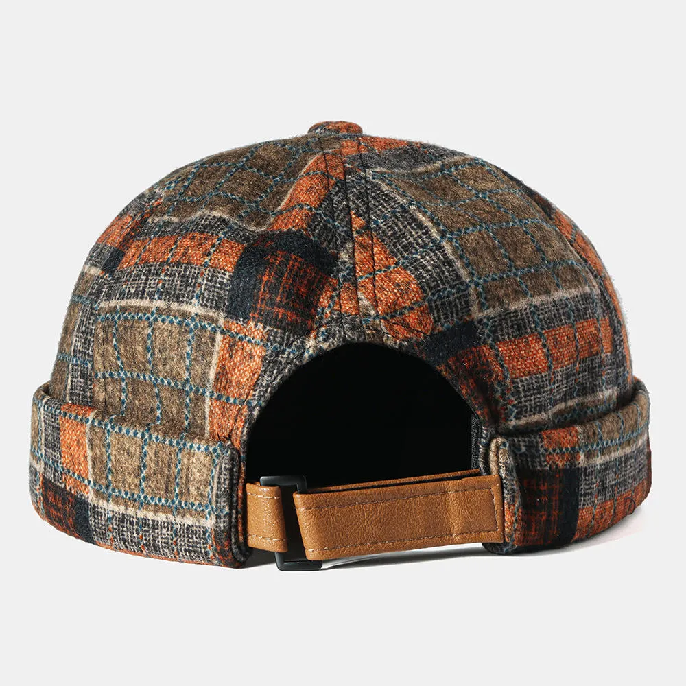 brimless-skull-cap-multicolor-plaid-stitching-patt-stan-nowy