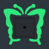 butterfly-creative-luminous-switch-sticker-wymienn