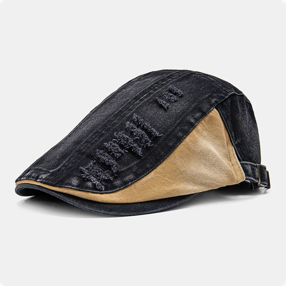 collrown-men-make-old-broken-hole-ivy-cap-patchwor